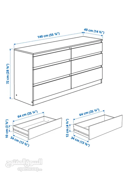 Brand New IKEA Bedroom Set with 10-Year Warranty - Never Used!