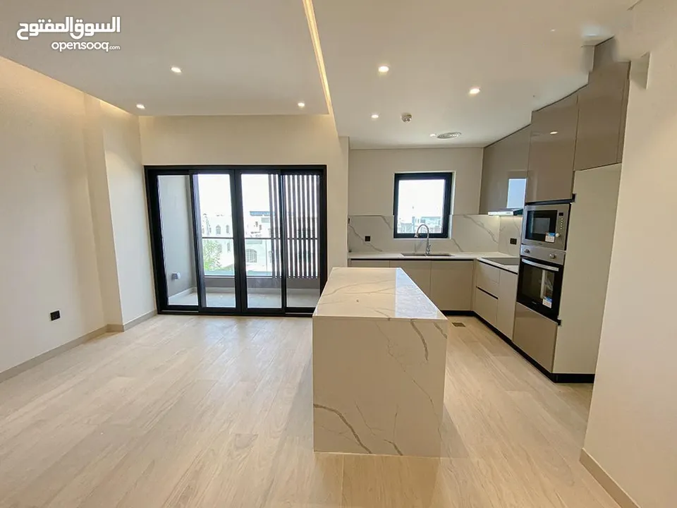 Cozy two bedroom apartment with open well equipped kitchen with modern high quality