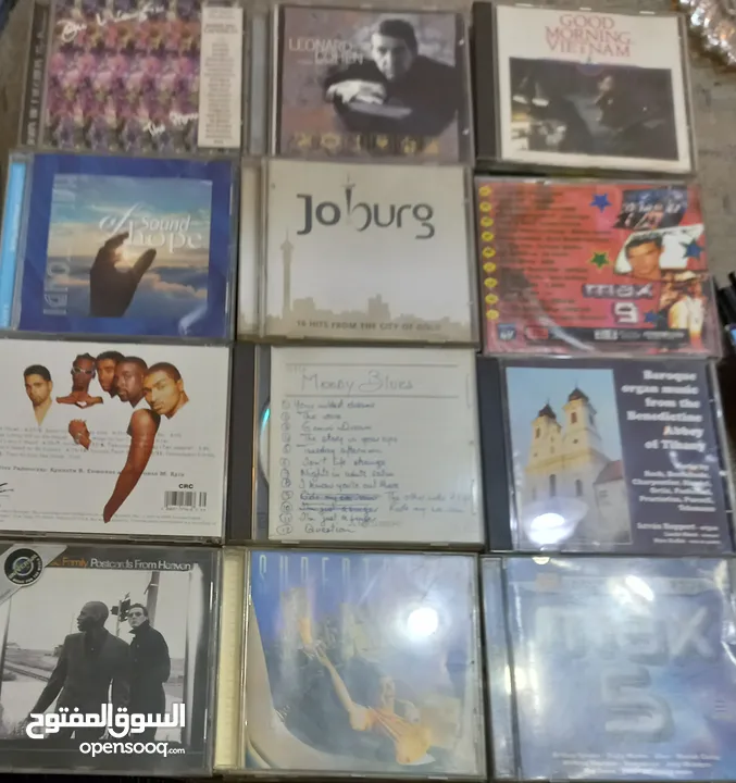 اشرطه كاسيت وسيدي واسطوانات وكاترج وريل