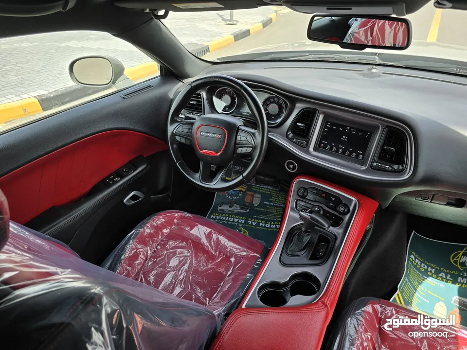دردج تشالنجر 2019 V6 وارد جاهزه للتسجيل والاستخدام بحاله ممتازه