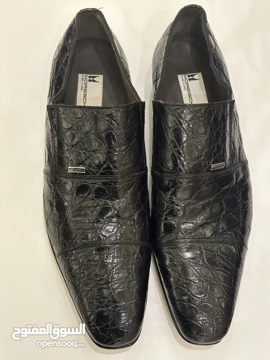 حذاء جديد جلد  ماركة مورسكي العالمية (Moreschi) ايطالي