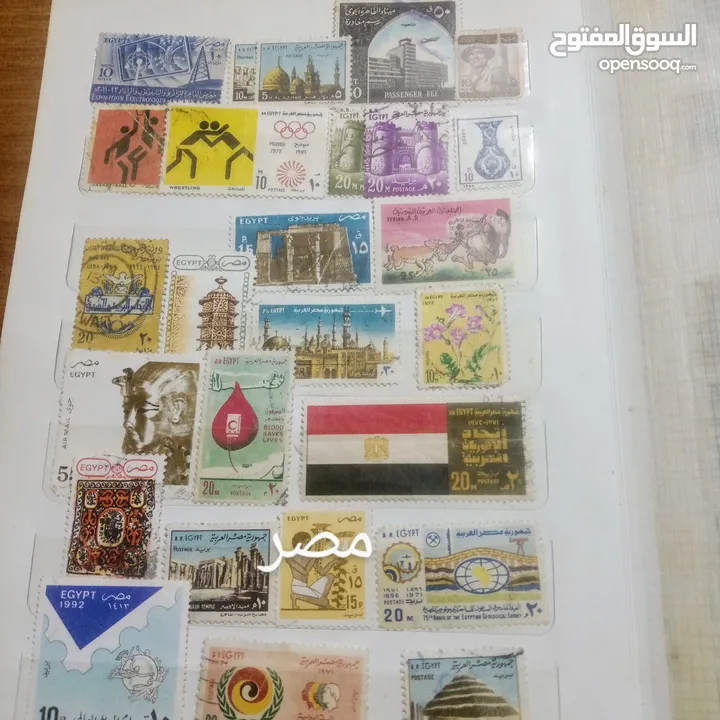 مجموعة طوابع مميزة جدا للبيع دفتر مرتب بعضها عمره اكثر من 100 عام وبسعر مميز جدا تابع الصور المرفقة