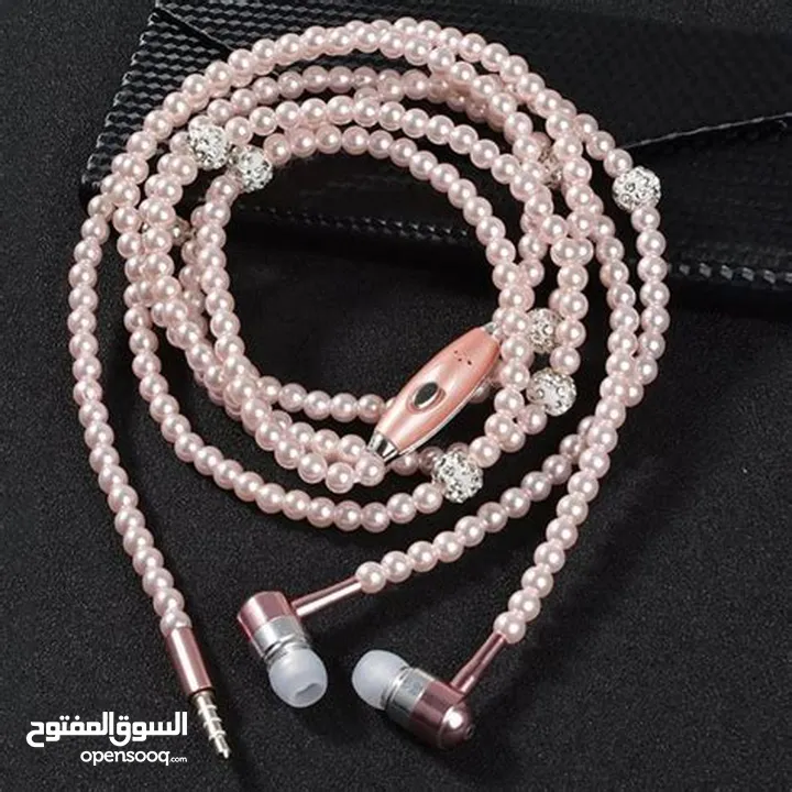 سماعات خرز أصلية فاخرة