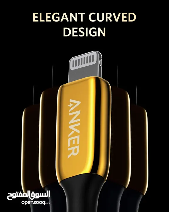 Anker Special Edition 24K Gold USB C to Lightning Cable (6 ft) NEW -MEAGByte