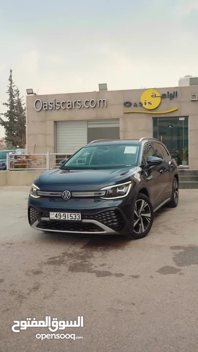 Volkswagen ID6 Pro 2022 + 2023  مستعمل و كفالة اتوهب فحص اتوسكور 90% فما فوق