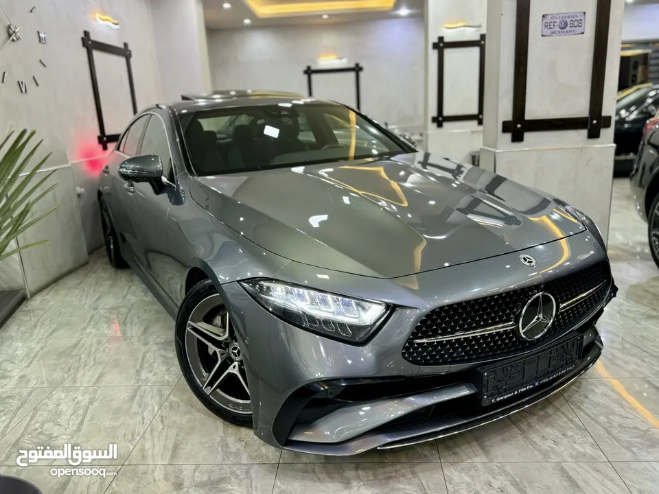 مرسيدس CLS350  2023 AMG جمرك جديد وارد المانيا فحص كامل ميلد هايبرد كاملة الأضافات