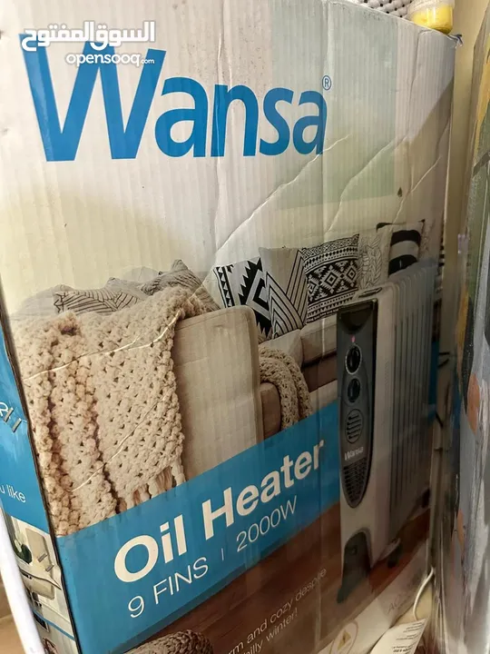 Wansa Oil Heater 9 fins.