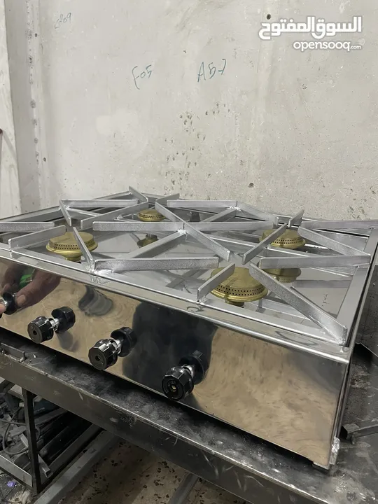 غاز ستانليس اربع عيون واربع مفاتيح متين جداً مصنوع بأتقان وحرفية عالية مخصص للمنازل والمطاعم.