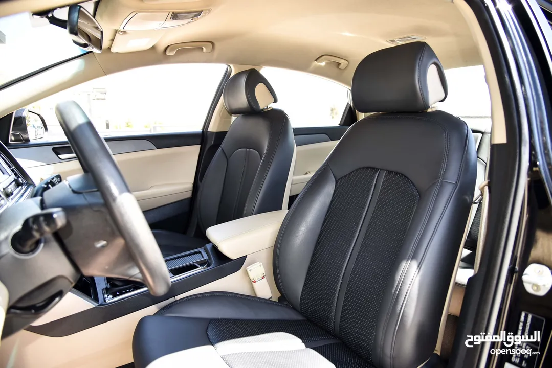 عرض لمدة اسبوع هونداي سوناتا بنزين بحالة الوكالة Hyundai Sonata 2018
