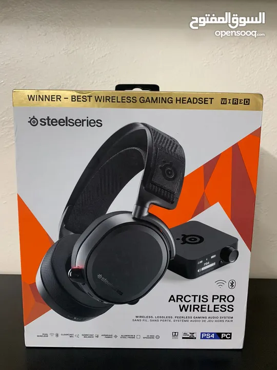 SteelSeries Arctis Pro Wireless Headset + Bluetooth for PS5/PS4 & PC -  (233340970) | السوق المفتوح