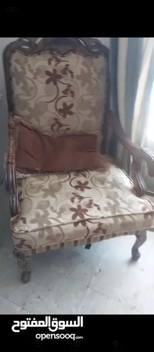 غرفة جلوس  بني  بحال جيد