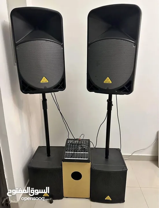 —Sound Setup / Speaker Rental إعداد الصوت / تأجير مكبرات الصوت