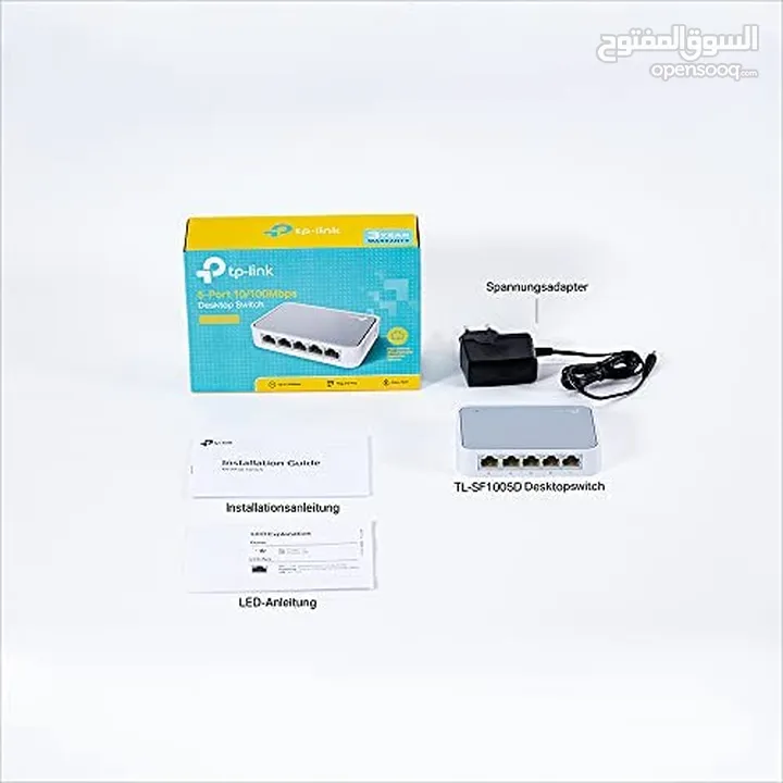 PART 5 10/100Mbps Desktop Switch- سيرفرات سويتج دي بي لينك 5 بورت 