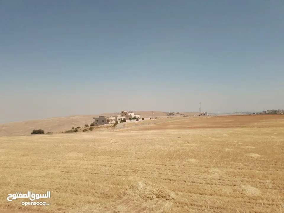 مادبا ماعين المشرفة قطعة ارض زراعية مميزة واصل الخدمات ذات اطلالة على البحر الميت واصل الخدمات