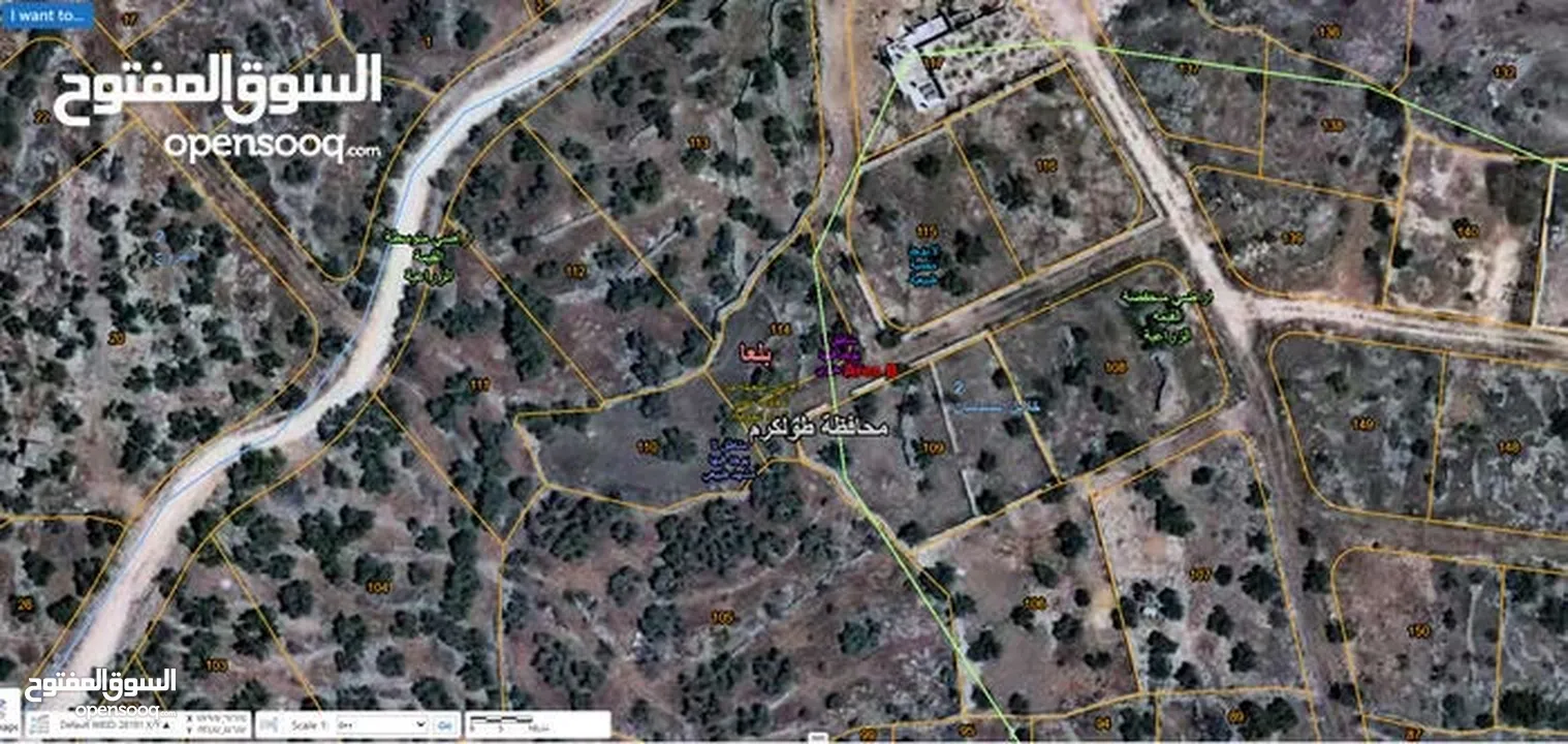 قطعه ارض للبيع تصلح للبناء او لزراعة او استخدام تجاري