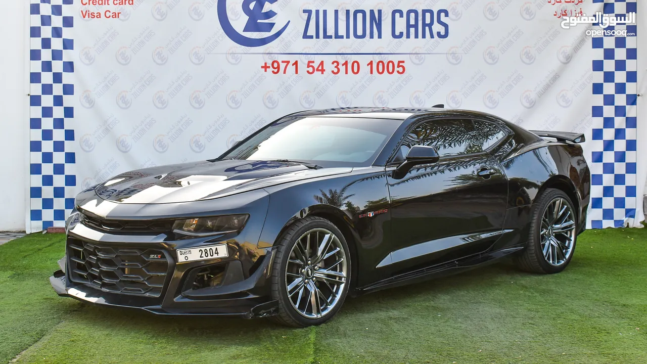 Chevrolet Camaro ZI1 - 2019 - Perfect Condition -1,248 AED/MONTHLY -1 YEAR WARRANTY + Unlimited KM*