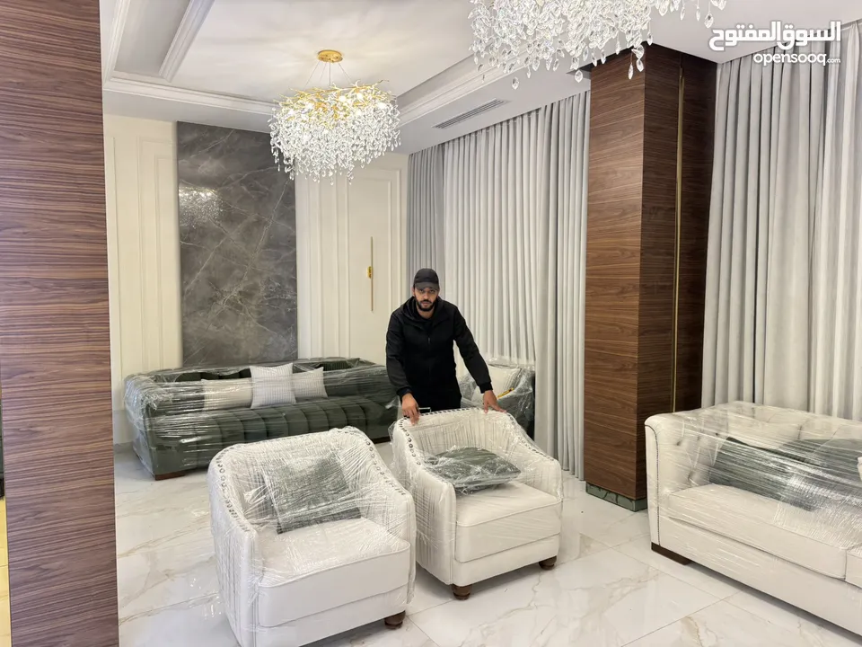 تنجيد كنب جديد و مستعمل
