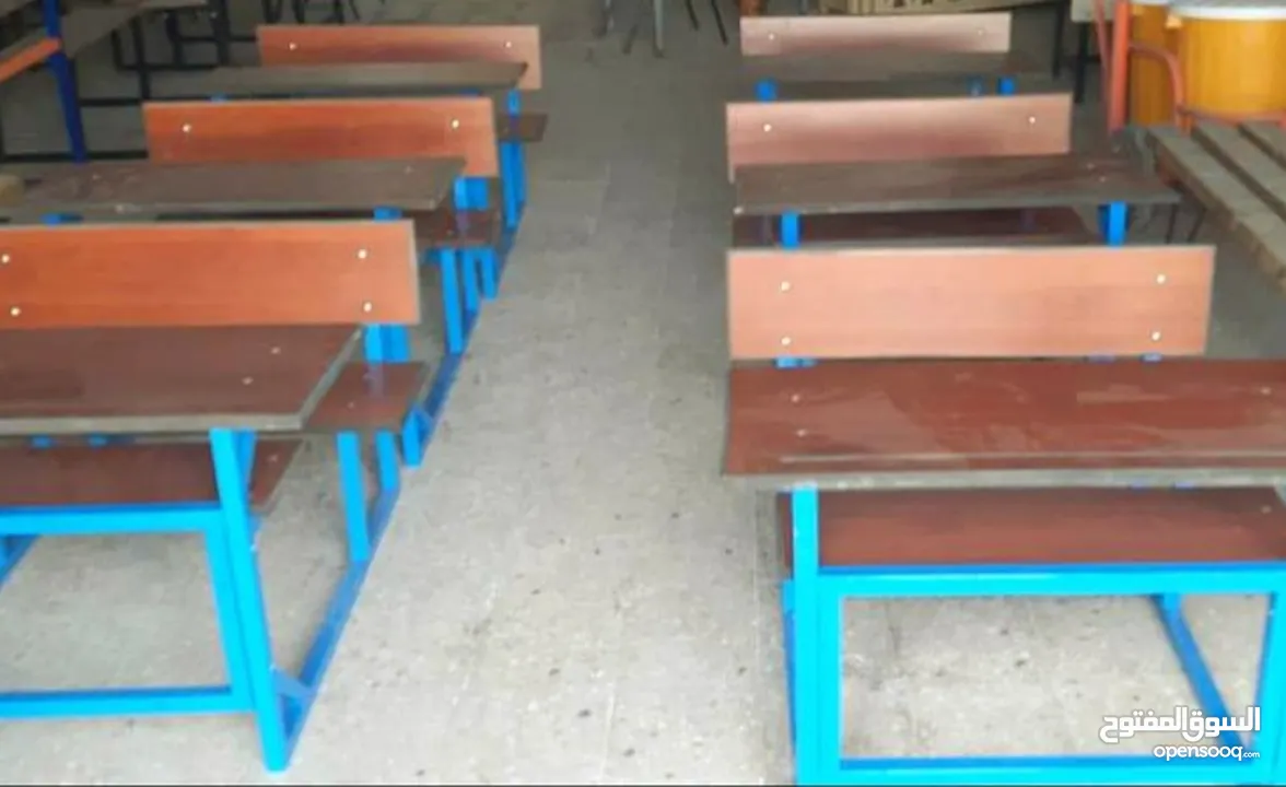 مقاعد مدرسية حسب الموصفات القياسية