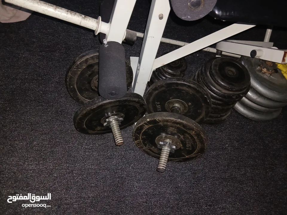 كروس + بنش +بار+وزنات للبيع
