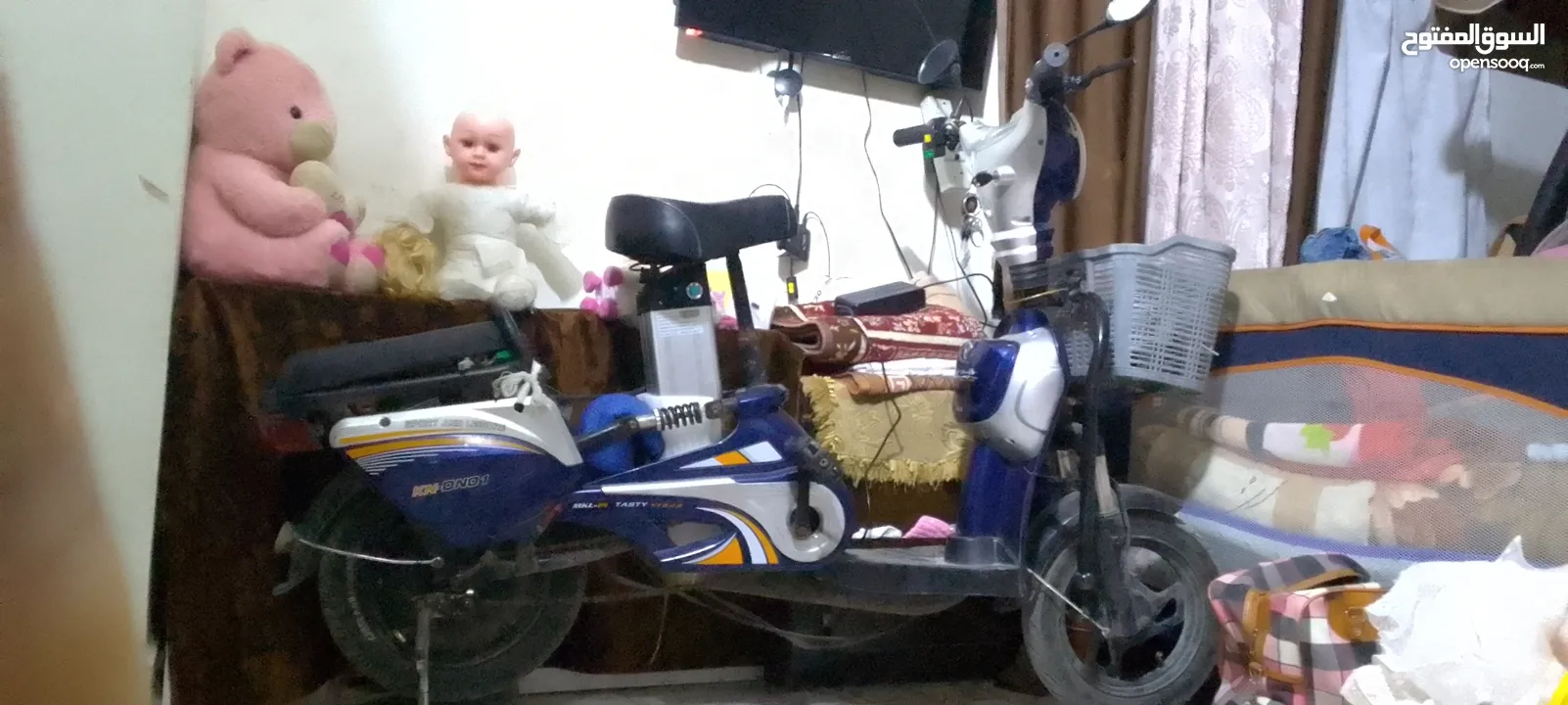 سكوتر كهربائي بحالة جيدة، يحتاج صيانة بسيطة