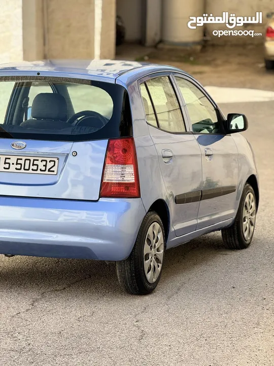 كيا بيكانتو 2007  جير عادي  بحاله ممتازه جدا  مكيف بور سنتر موفره جدا فحصها ممتاز مرخصه للبيع كاش فق