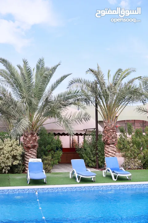 مزرعه للايجار اليومي  لمن يبحث عن الراحة التامه والاسترخاء