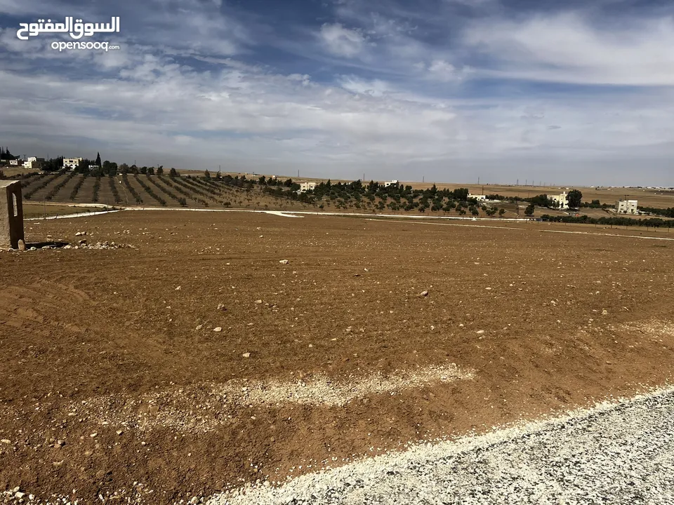 ثلاث دنمات و 400 متر زراعي كافة الخدمات
