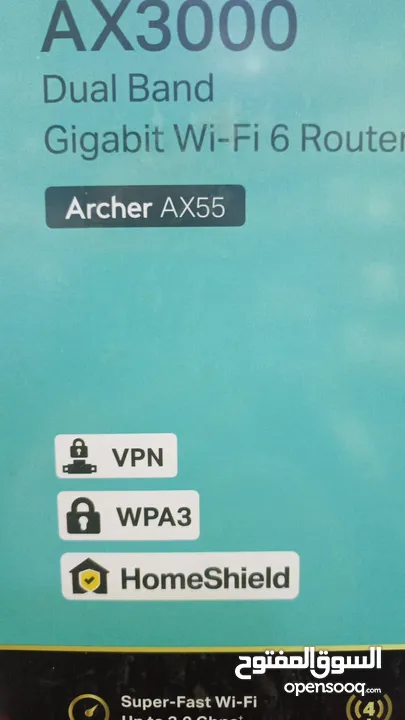 راوتر انترنت شبكات انترنت وايرلس تي بي لينك TP Link Dual Bands Router AX55 for internet connection