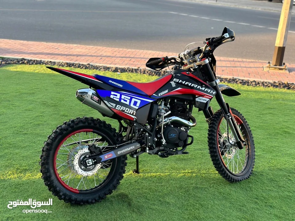 Sharmax Sport 250 WITH WARRANTY (enduro, dirt bike , اندورو، دراجات الطرق الوعرة)