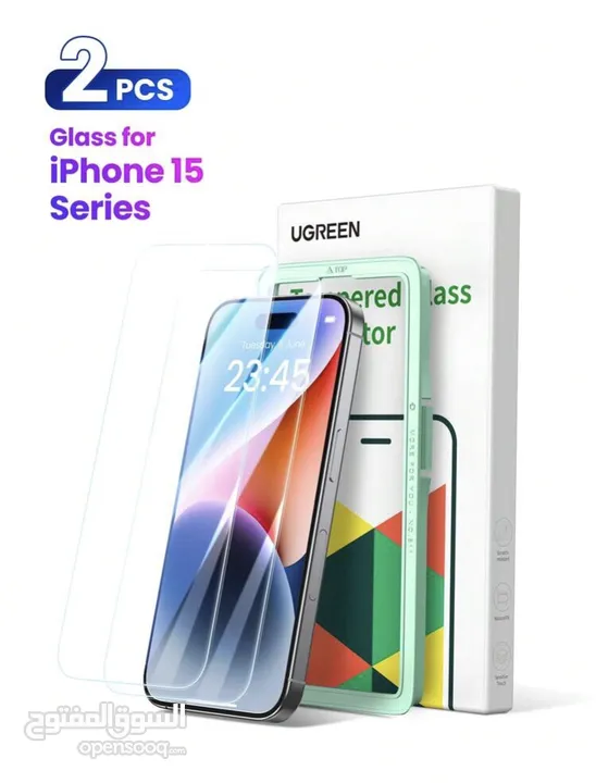 iPhone 15 PRO MAX/PLUS واقي الشاشة من UGREEN