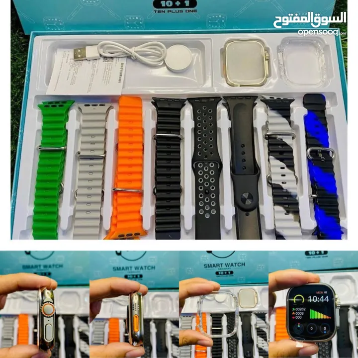 بكج y99 جودة ممتازة جداً 8 احزمة وكفر حماية وساعة ألترا السعر 90 شيكل