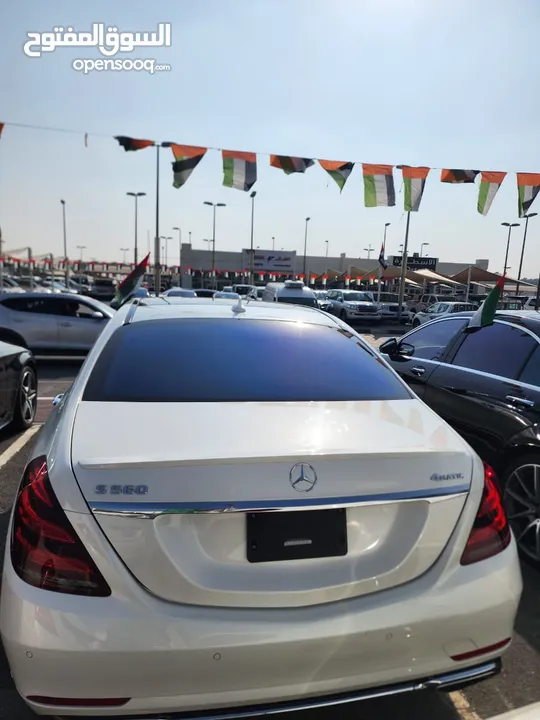 MERCEDES-BENZ S560 2019 LARGE JAPANESE SPEC لارج خمس فصوص خالي من الحوادث تقبل التصدير للسعودية