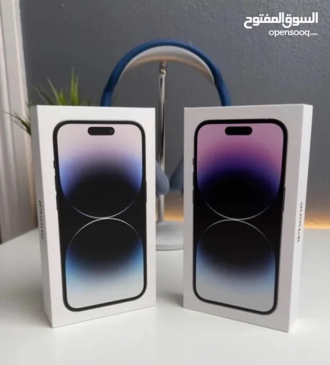 iPhone-14 Pro Max 128GB جديد مسكر مكفول لمدة عام