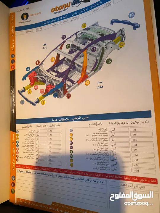 توسان لون مميز ومواصفات مميزه حادث بسيط فقط حافة بنيد صبغ