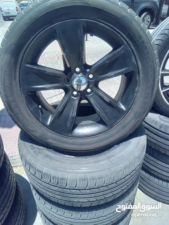 مجموعه اطارات و جنطات مستعمله اصليه