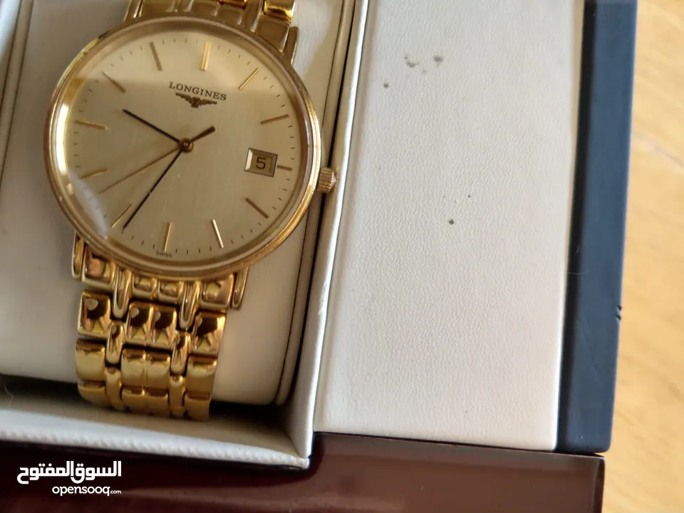 ساعه للبيع نوع لونجينز مستعمله بحاله الوكاله استعمال قليل جدا فقط بالماسبات