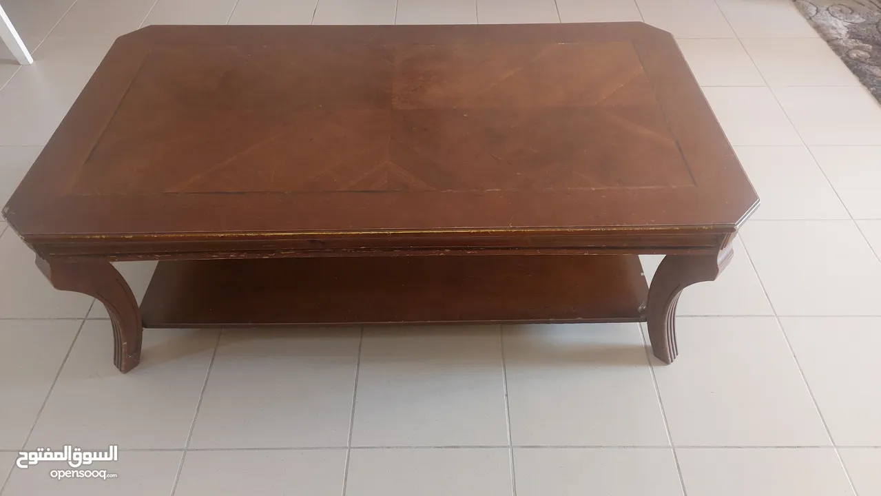Used sofa for sale and also center table