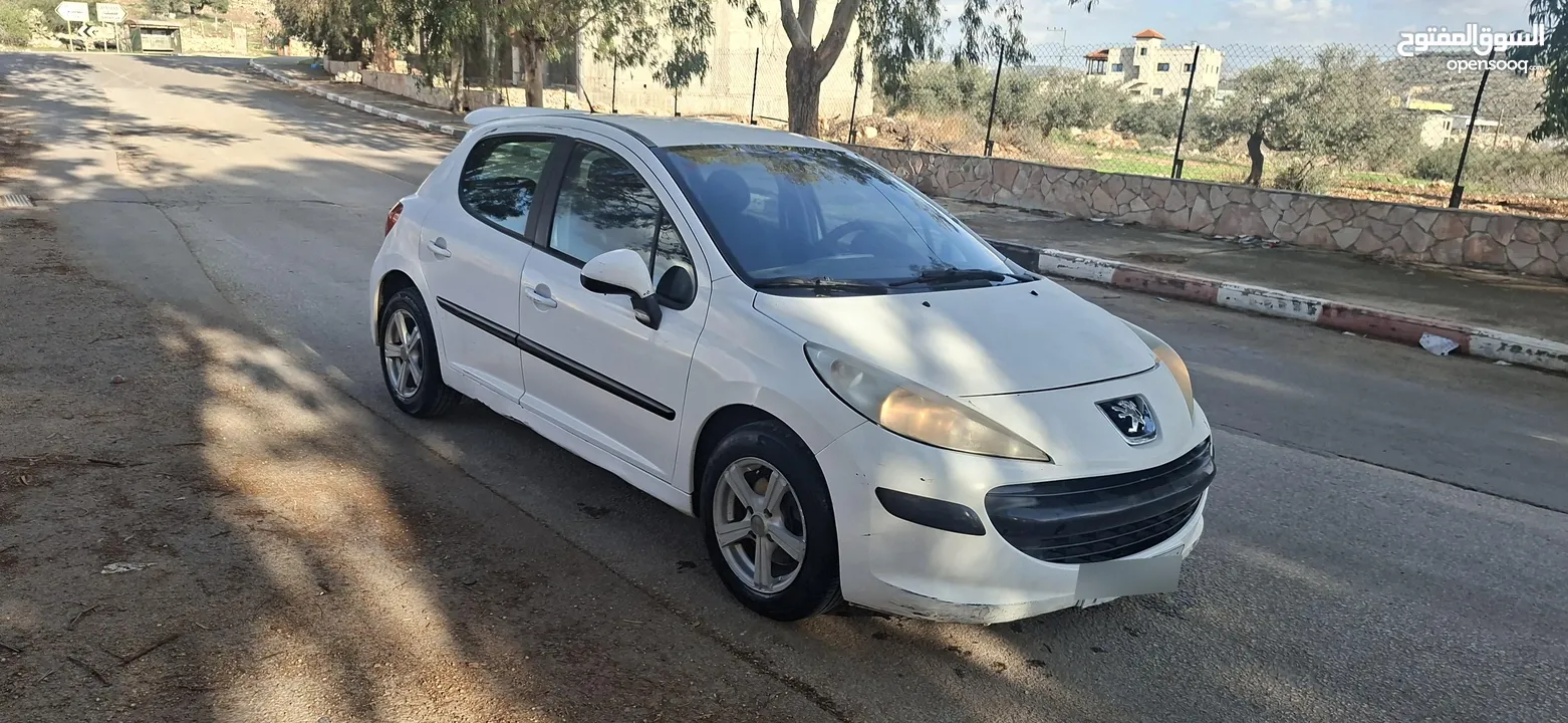 بيجو 207موديل 2009_اتومتيك _ماتور 1600-بنزين اصل برايفت _فحص الف صلاة النبي نظيفة من الاخر