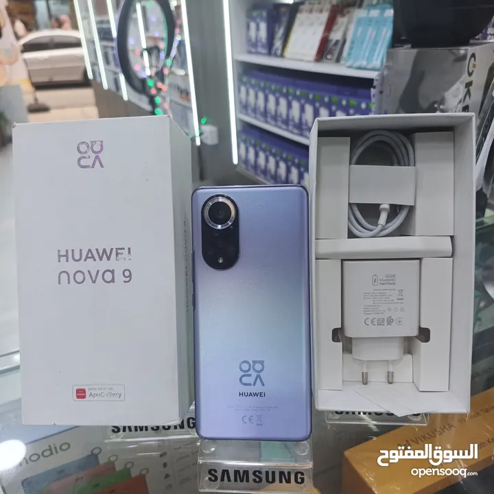 مستخدم نظيف كامل اغراضه 128g 16ram Nova 9