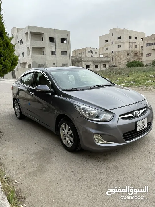 هونداي أكسنت موديل 2013ماتور 1600cc فحص 7جيـــد