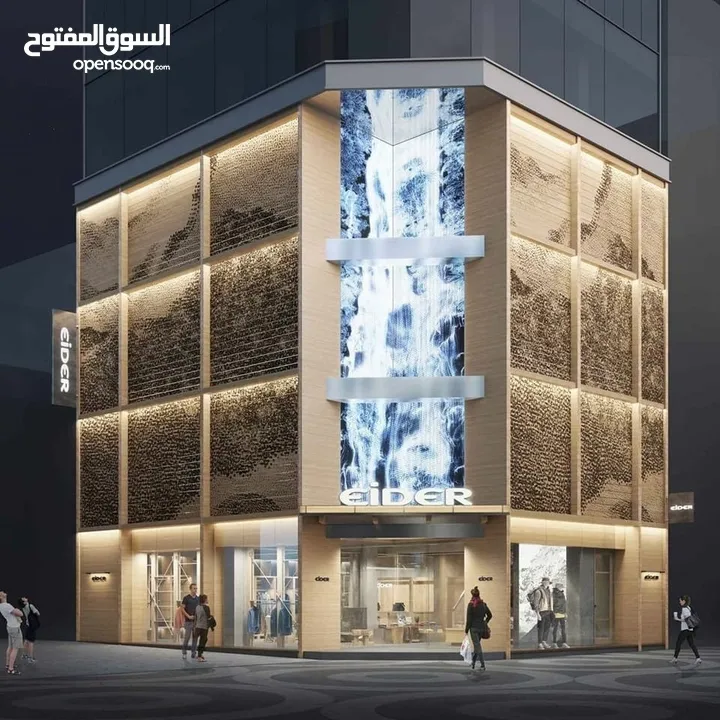 مجمع تجاري فاخر جدا للبيع  استثماري مؤجر بعقود مستقرة وثابتة