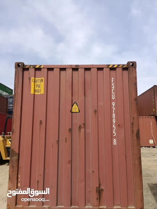 كونتينرات (حاويات) مستعملة للبيع Used containers 4 sale in good condition