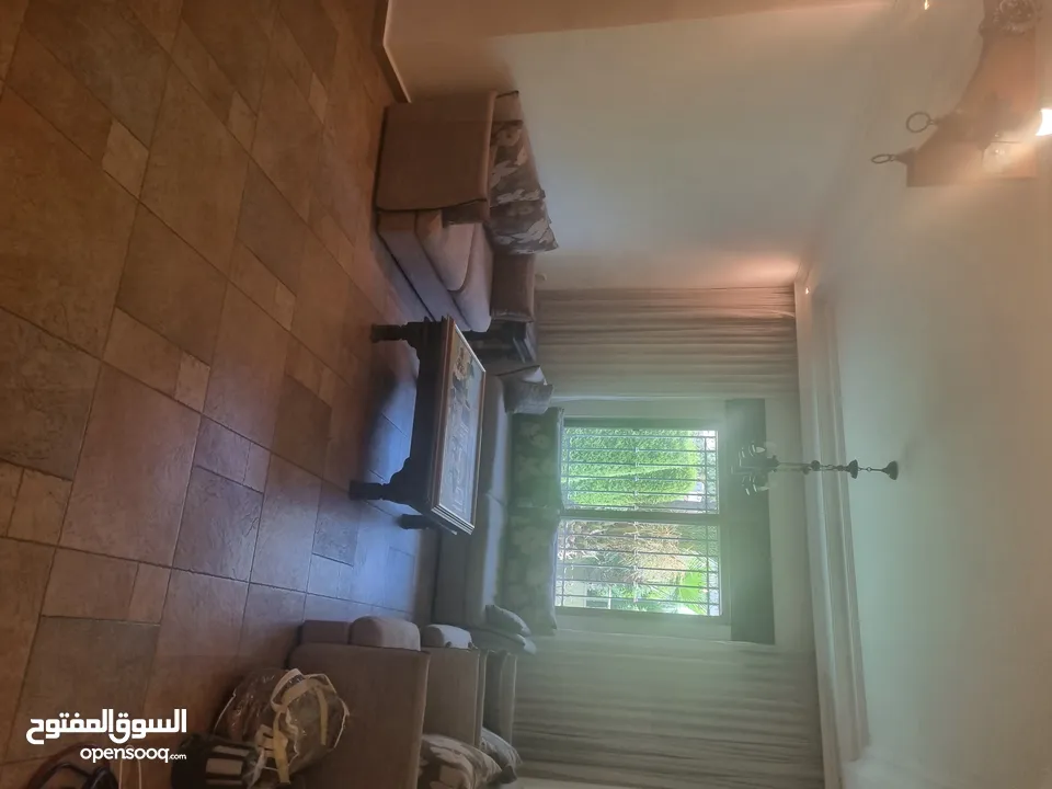 fully furnished ground floor with huge garden and terraces,,separate entrance ..