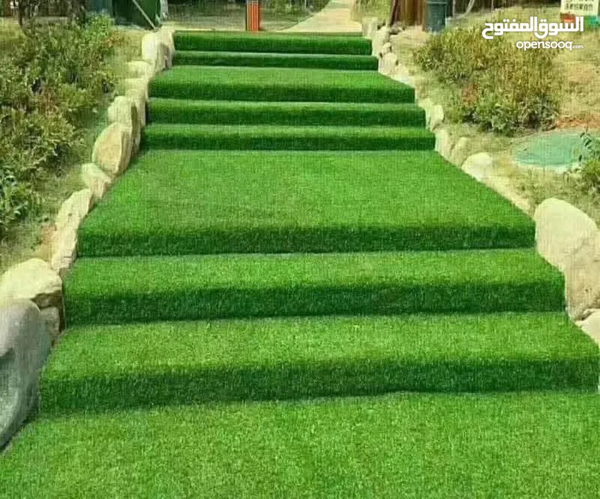 عشب صناعي اجود الانواع فتنامي امراتي اوربي سعودي ومصري واردني كفاله ما بعد البيع