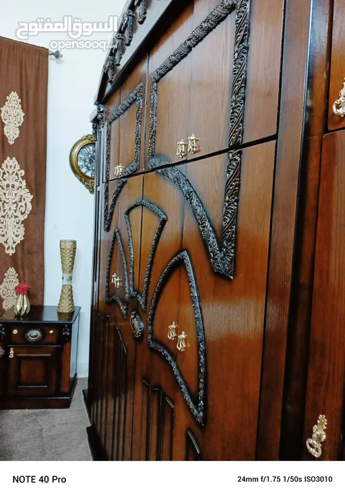 غرفه نوم ماستر كوالتي تفصيل تفصيل خشب ثقيل جدا لإصحاب الذوق الرفيع