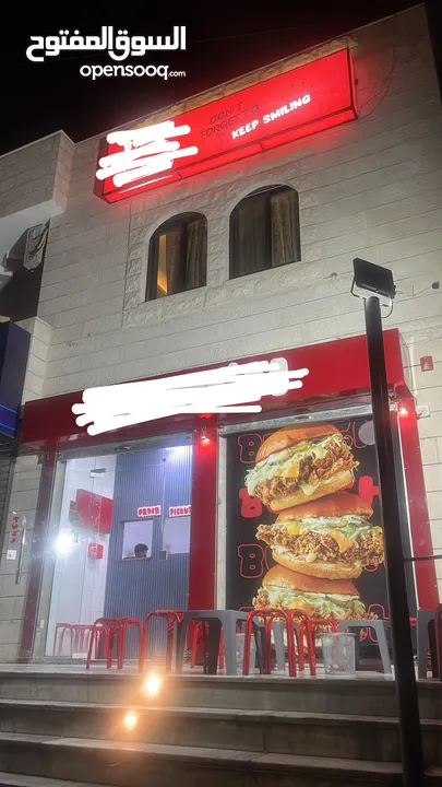 مطعم للبيع او للمشاركه