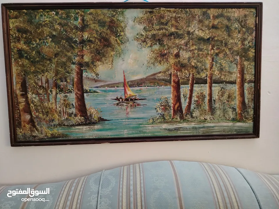 لوحه فنيه رسم يدوي