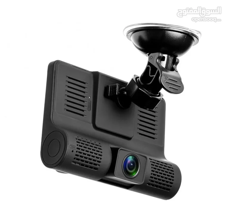 كاميرا تسجيل لسيارة(داش كام)ب3كاميرات لحفظ الرحلة بالداخل  وخلف والامام صوت وصورةHDللطلب