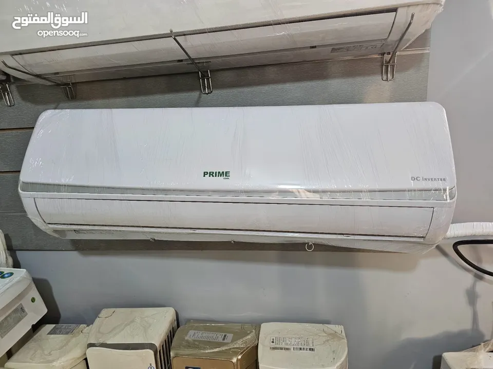 مكيفات برايم كول فل  بجميع الاحجام مستعمل بحالة الوكاله ابتداء 185 انفيرتير شامل توصيل والتركيب