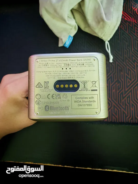 Anker Prime 27,650mAh Power Bank (250W) Brought from Japan  only used for 2 weeks for the trip.